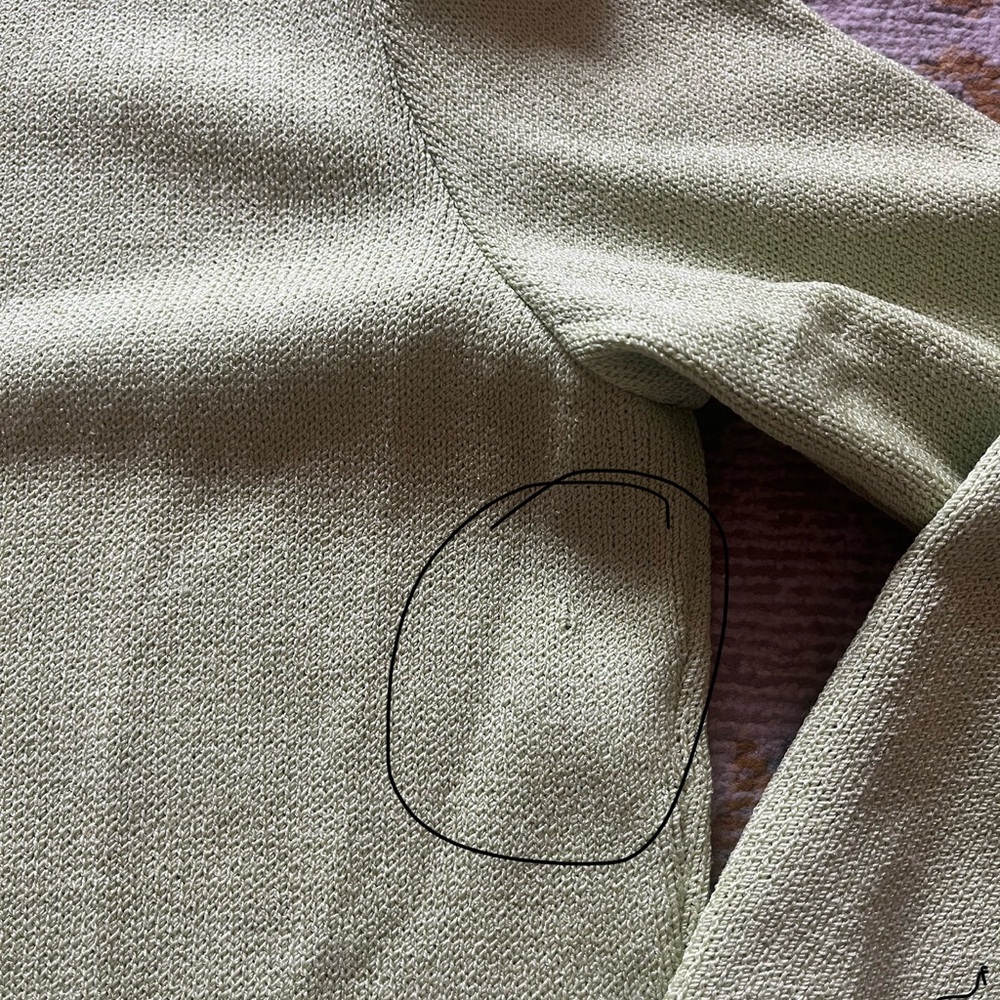 Vintage ST JOHN Collection‎ by Marie Grey Lime Green Cardigan - Picture 9 of 9